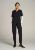 Scrub Joggers for Tall Women in Black sold by American Tall
