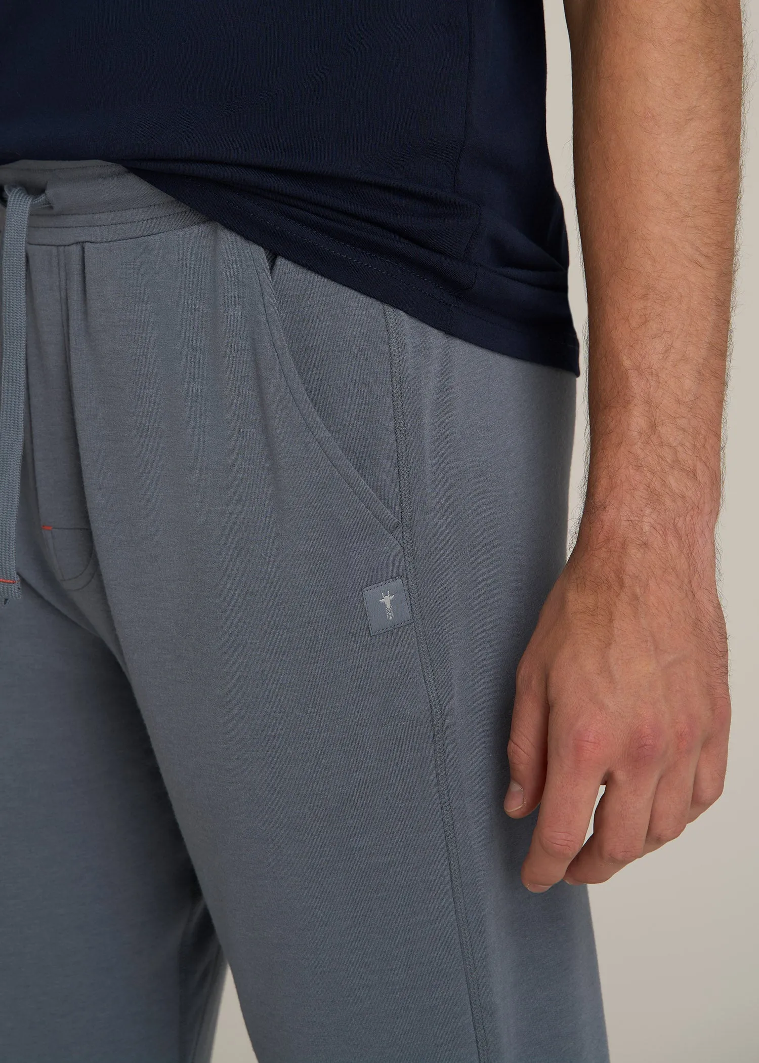 Sleep Joggers for Tall Men in Smoky Blue sold by American Tall product image thumbnail 2