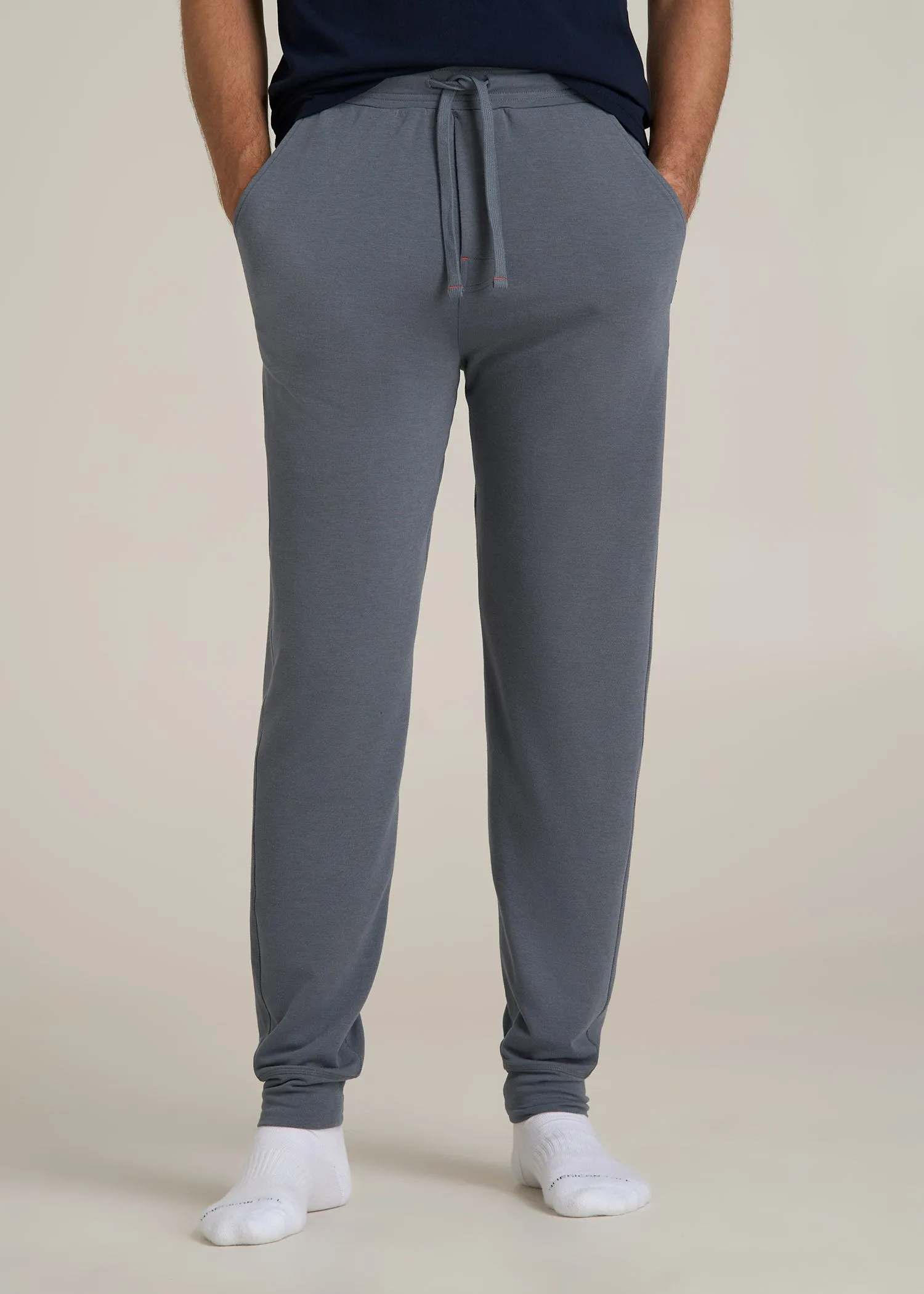 Sleep Joggers for Tall Men in Smoky Blue sold by American Tall