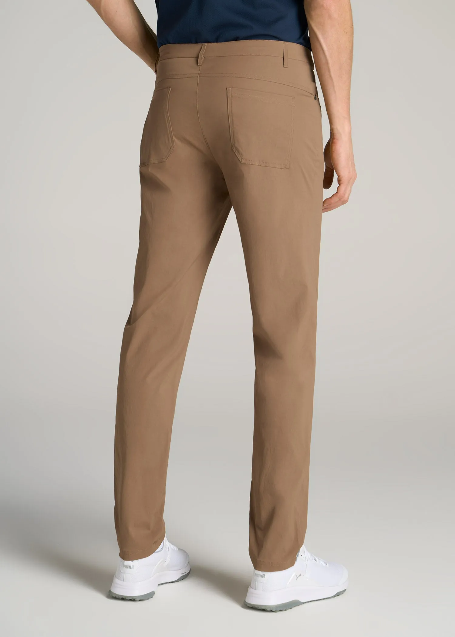 TAPERED-FIT Traveler Pants for Tall Men in Russet Brown sold by American Tall product image thumbnail 5