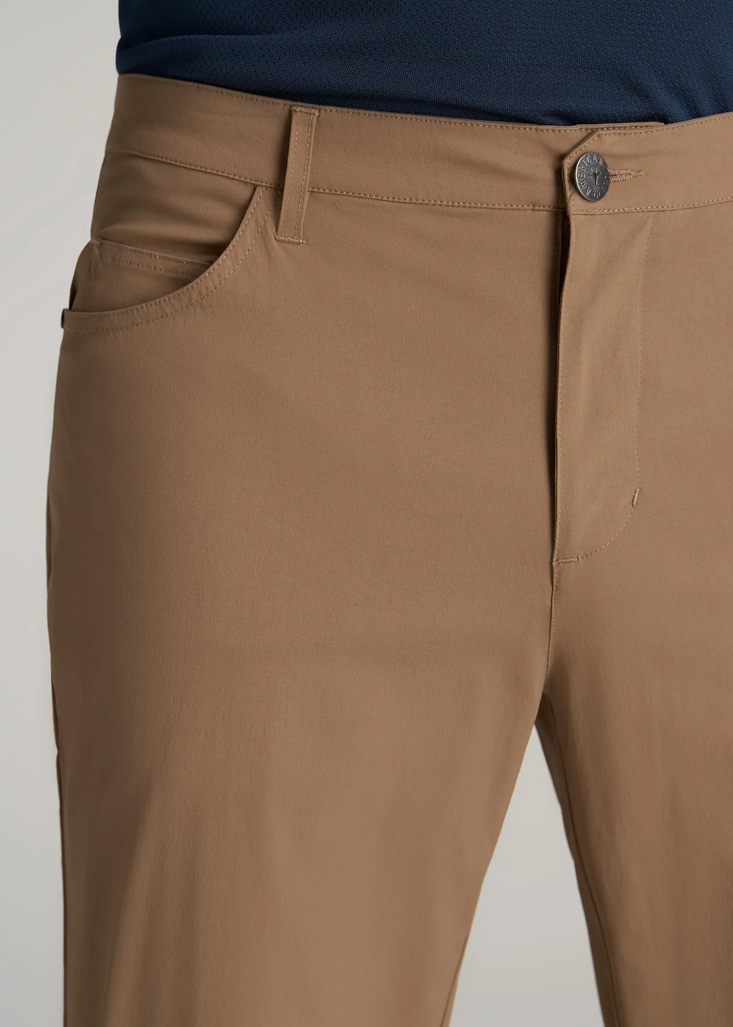 TAPERED-FIT Traveler Pants for Tall Men in Russet Brown sold by American Tall product image thumbnail 2