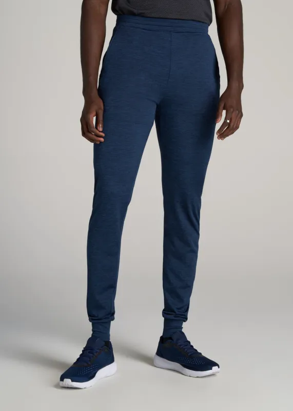 A.T. Performance Engineered Joggers for Tall Men in Navy Mix sold by American Tall