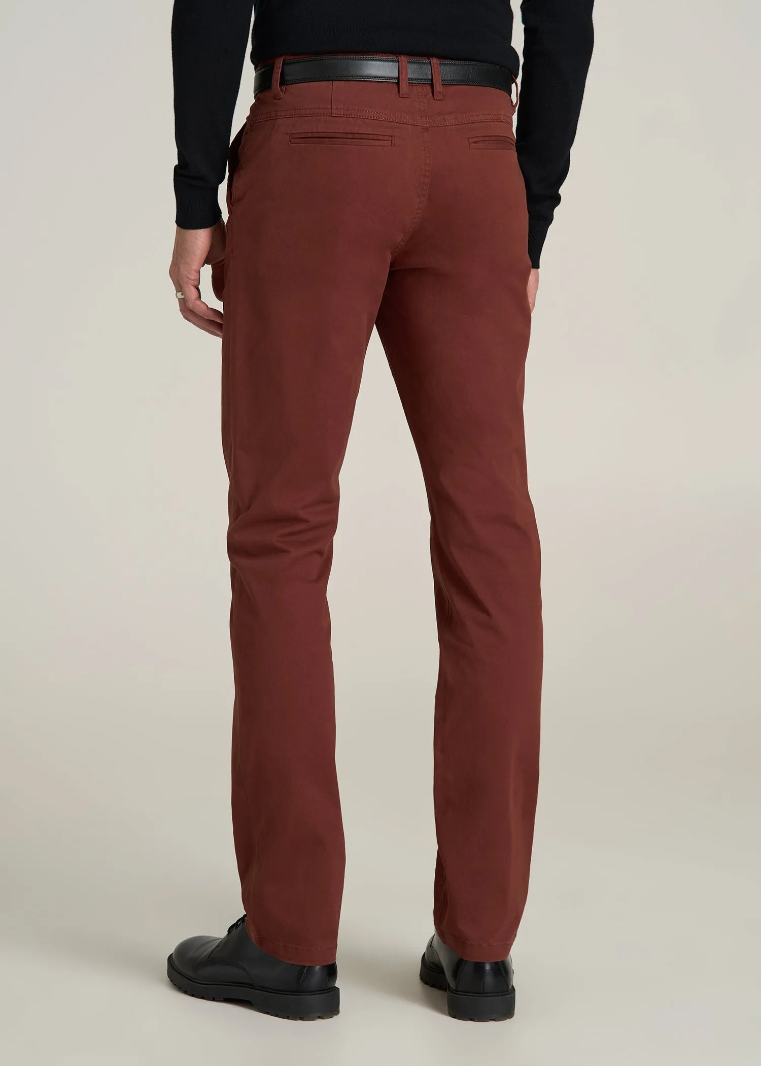 Carman TAPERED Chinos for Tall Men in Intense Rust sold by American Tall product image thumbnail 5