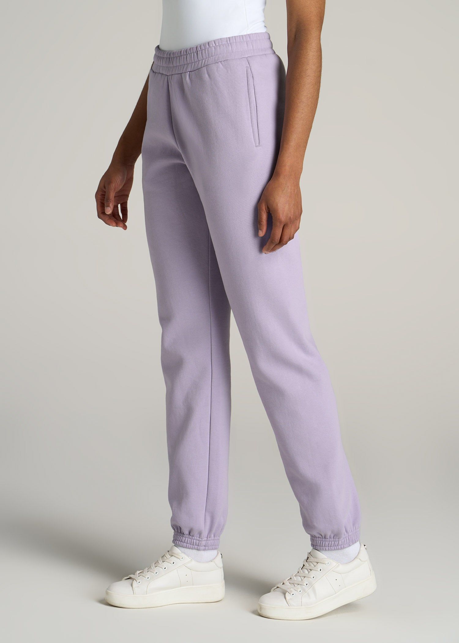 Wearever Fleece Relaxed Women's Tall Sweatpants in Wisteria sold by American Tall product image thumbnail 3