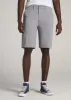 Chino Shorts for Tall Men in Pebble Grey sold by American Tall