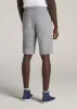 Chino Shorts for Tall Men in Pebble Grey sold by American Tall