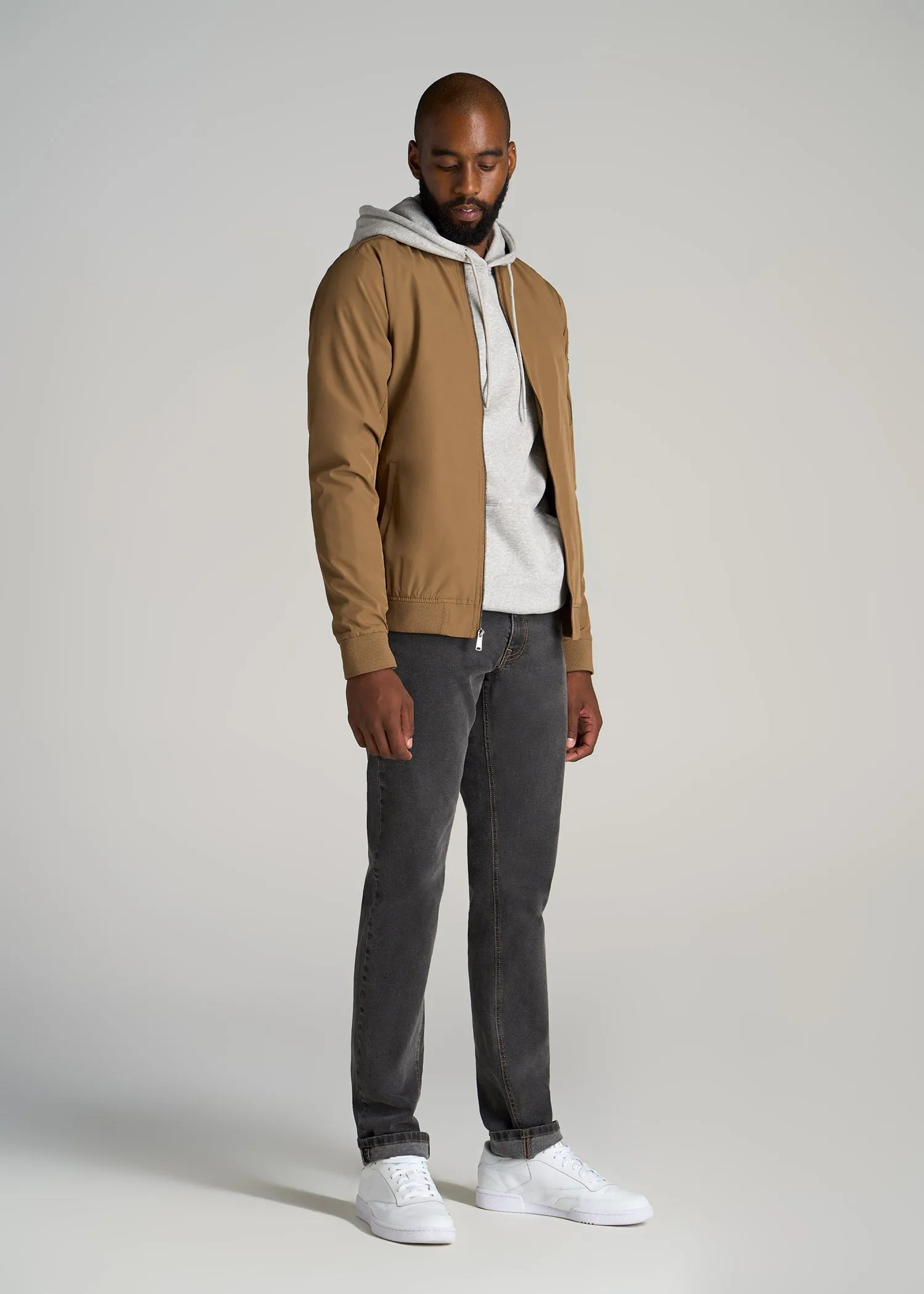 Bomber Jackets for Tall Men in Sahara sold by American Tall product image thumbnail 4