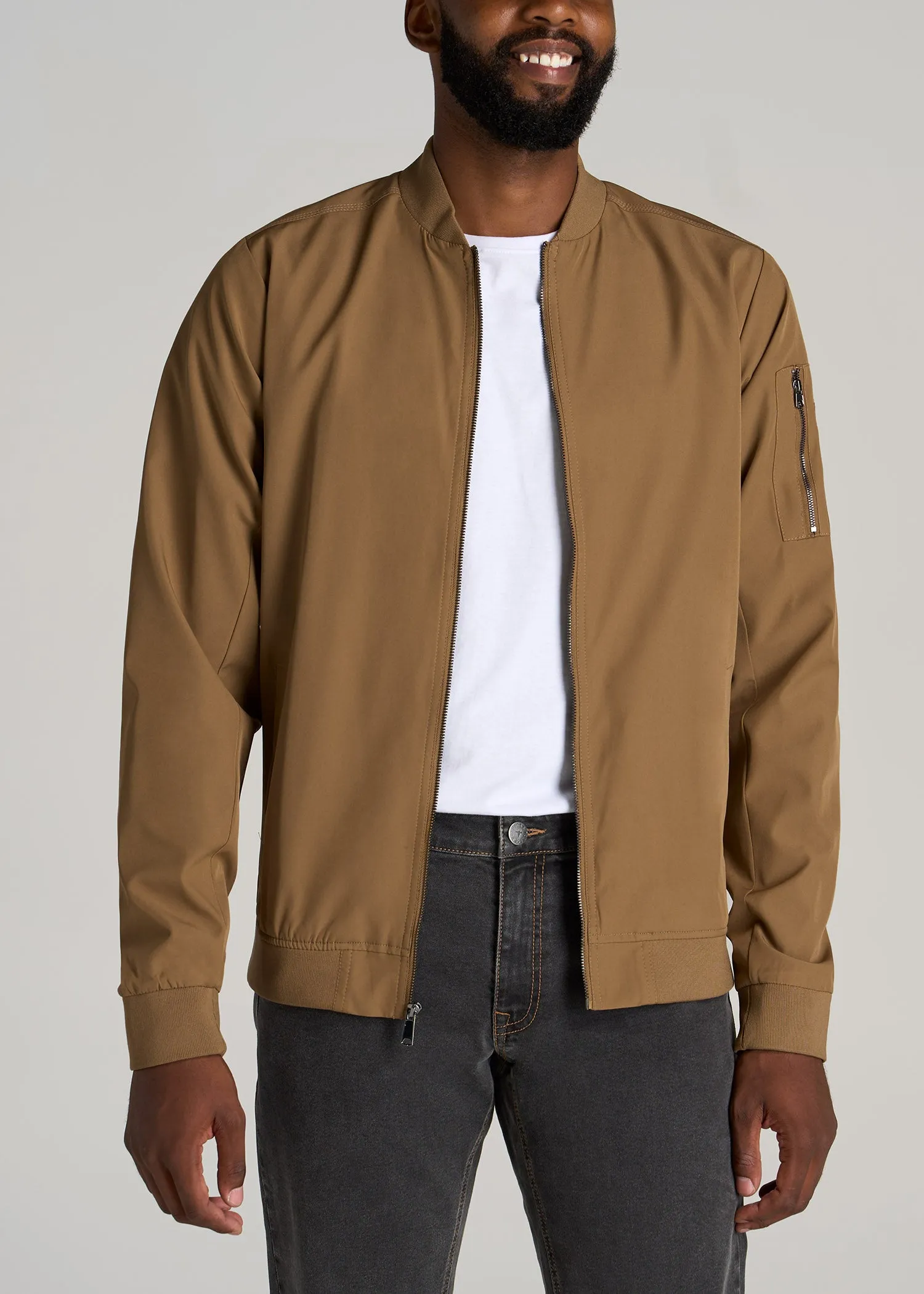 Bomber Jackets for Tall Men in Sahara sold by American Tall