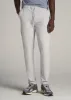Microsanded French Terry Sweatpants For Tall Men in Light Grey sold by American Tall