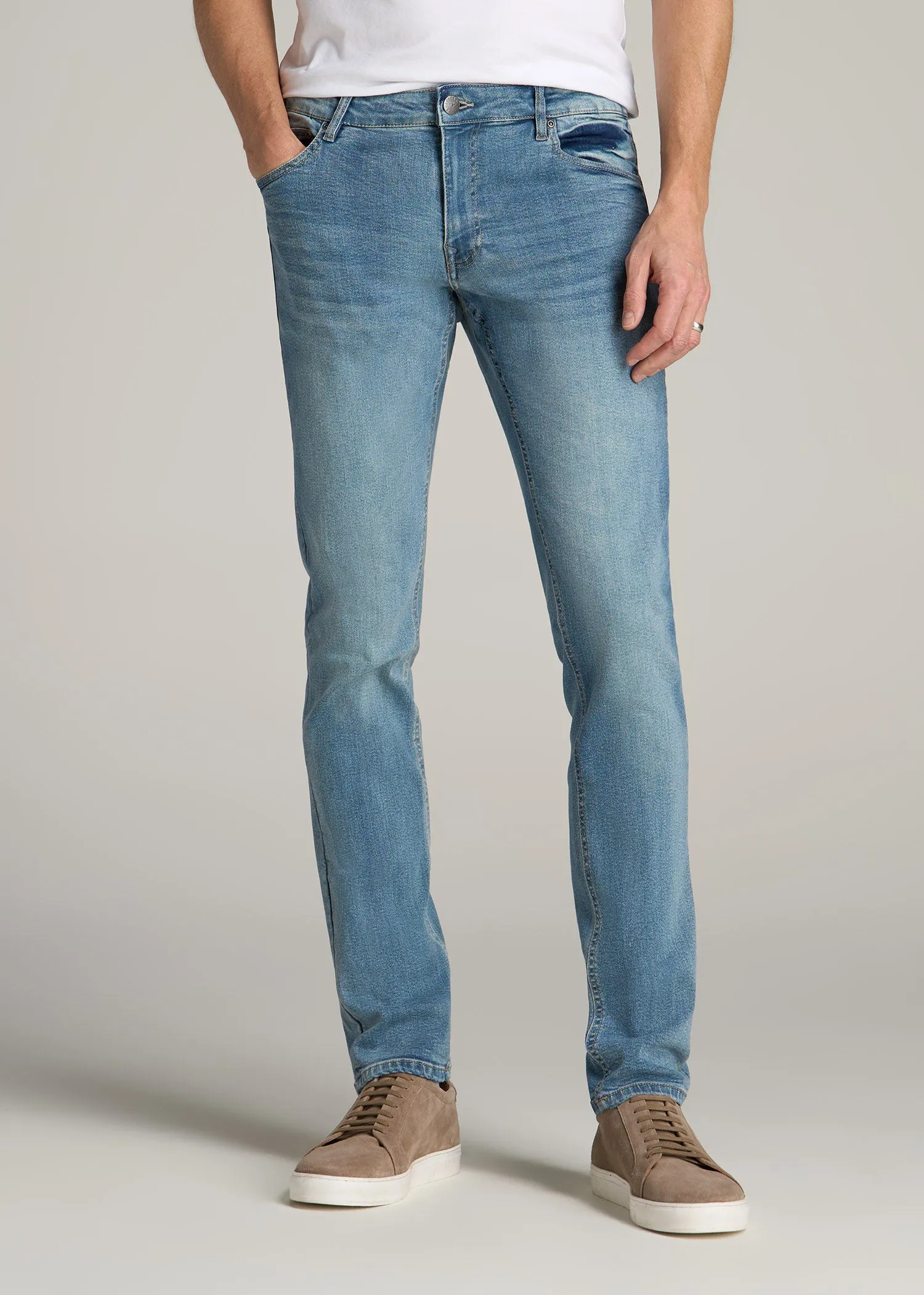 Carman TAPERED Jeans for Tall Men in New Fade sold by American Tall