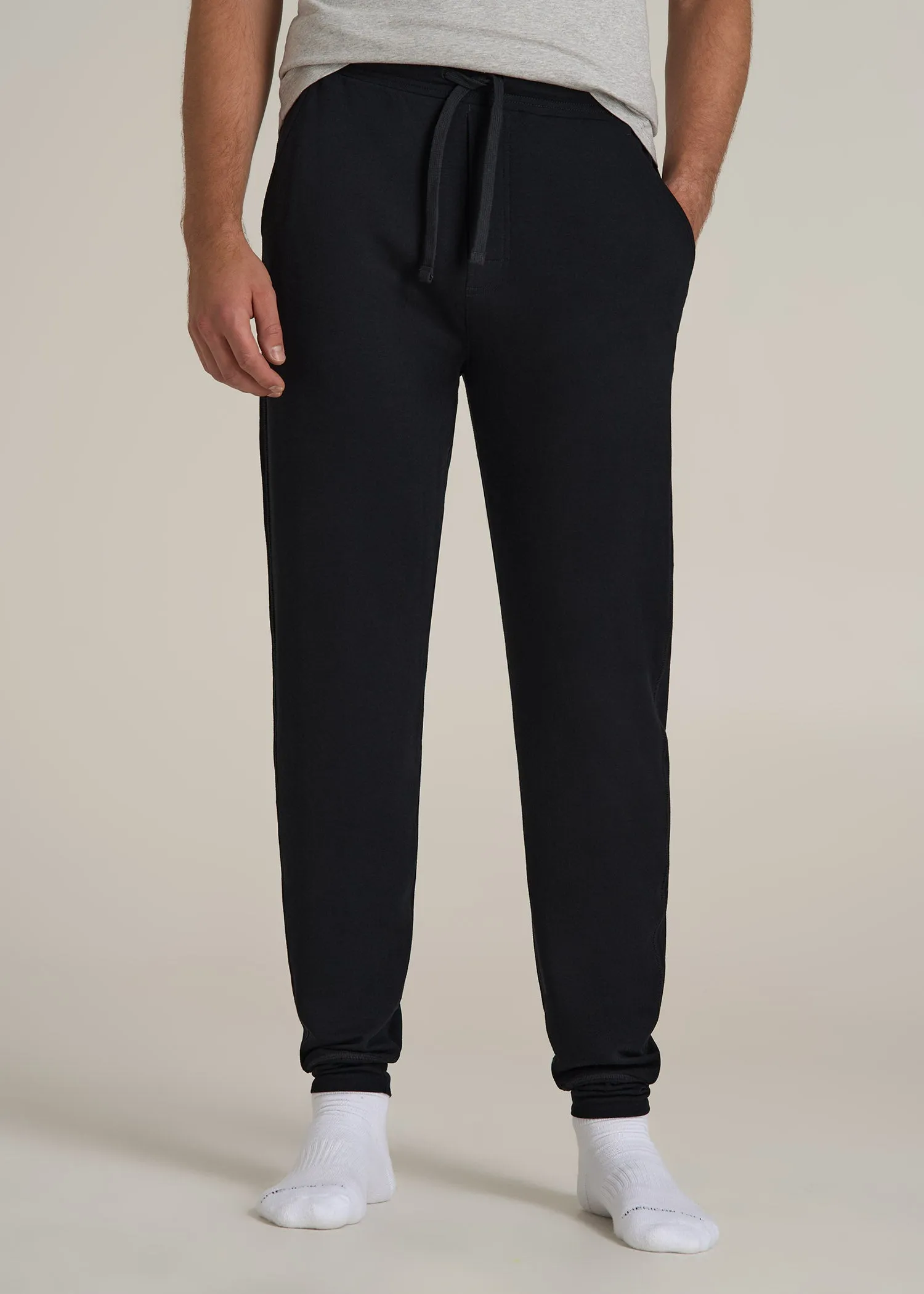 Sleep Joggers for Tall Men in Black sold by American Tall