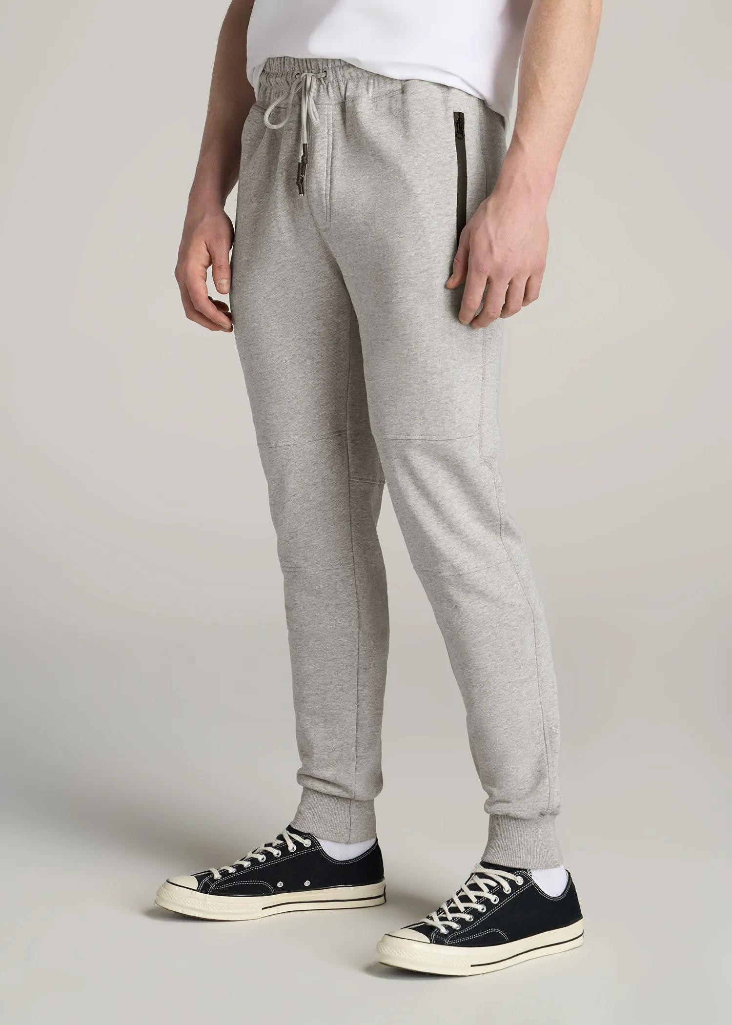 Wearever French Terry Joggers for Tall Men in Grey Mix sold by American Tall product image thumbnail 3