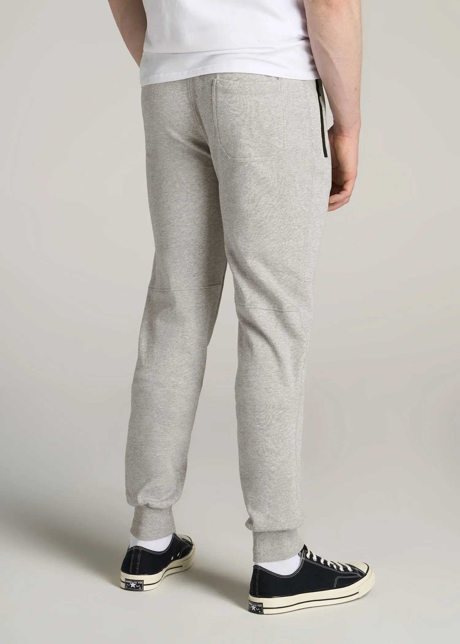 Wearever French Terry Joggers for Tall Men in Grey Mix sold by American Tall product image thumbnail 5
