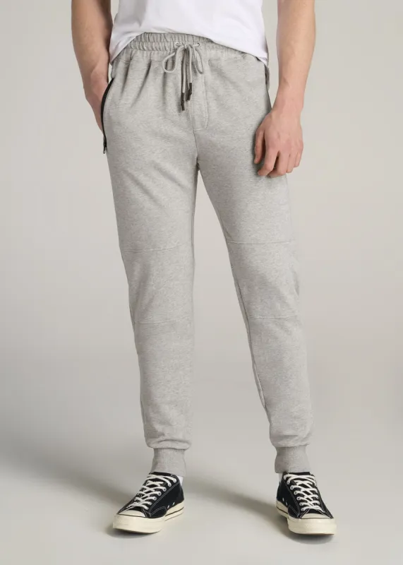 Wearever French Terry Joggers for Tall Men in Grey Mix sold by American Tall