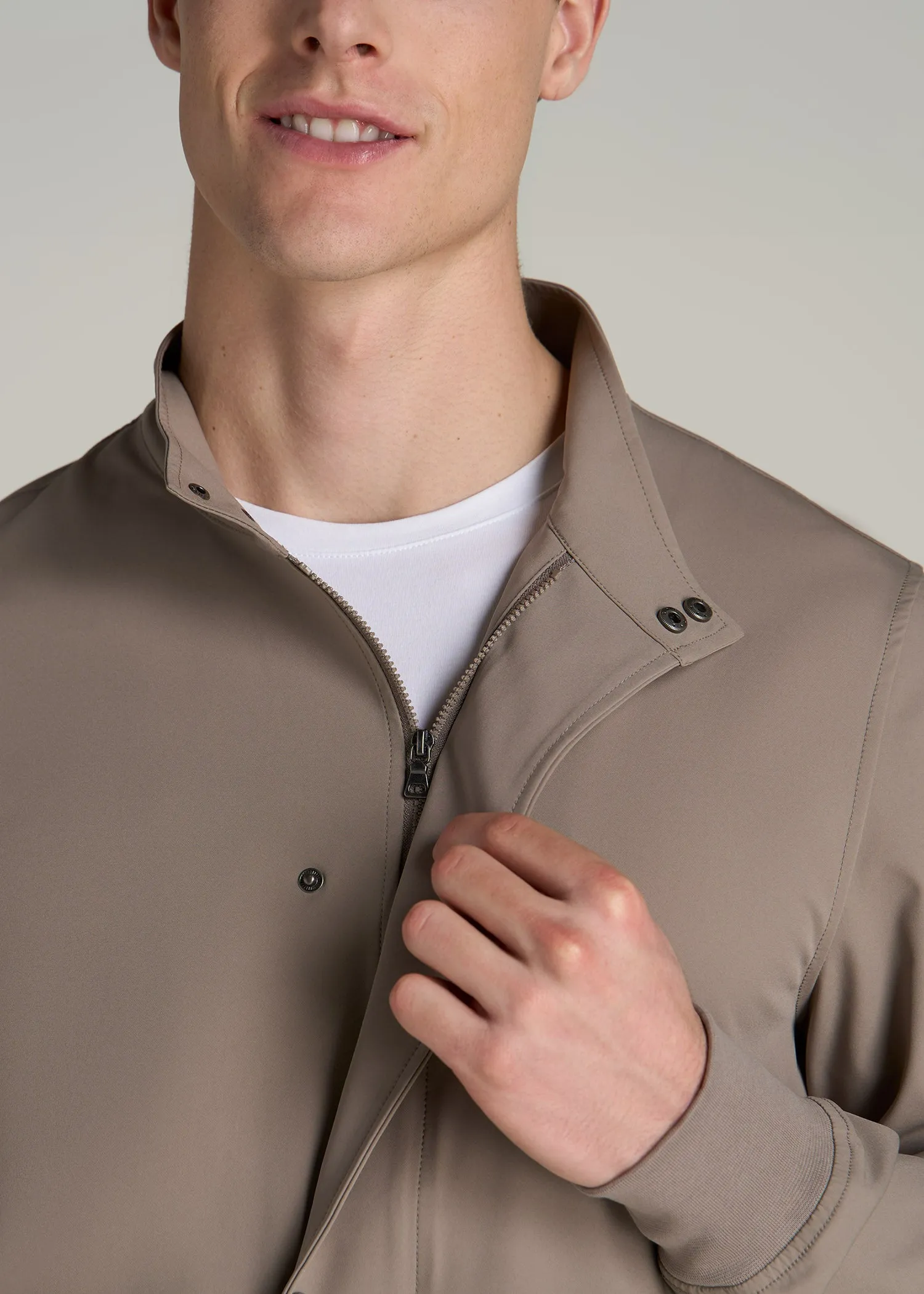 Motion Bomber Jacket for Tall Men in Portobello sold by American Tall product image thumbnail 2
