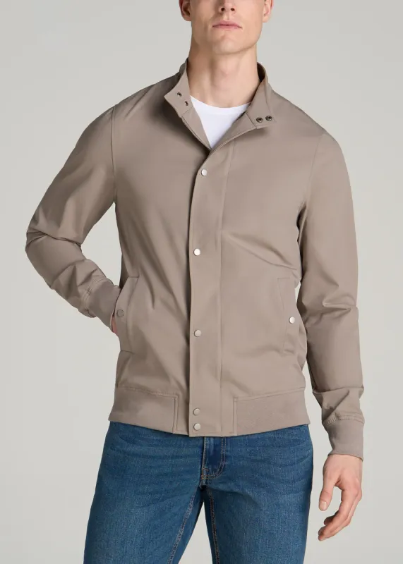 Motion Bomber Jacket for Tall Men in Portobello sold by American Tall