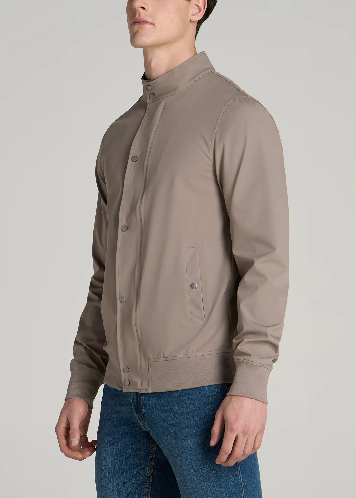 Motion Bomber Jacket for Tall Men in Portobello sold by American Tall product image thumbnail 3
