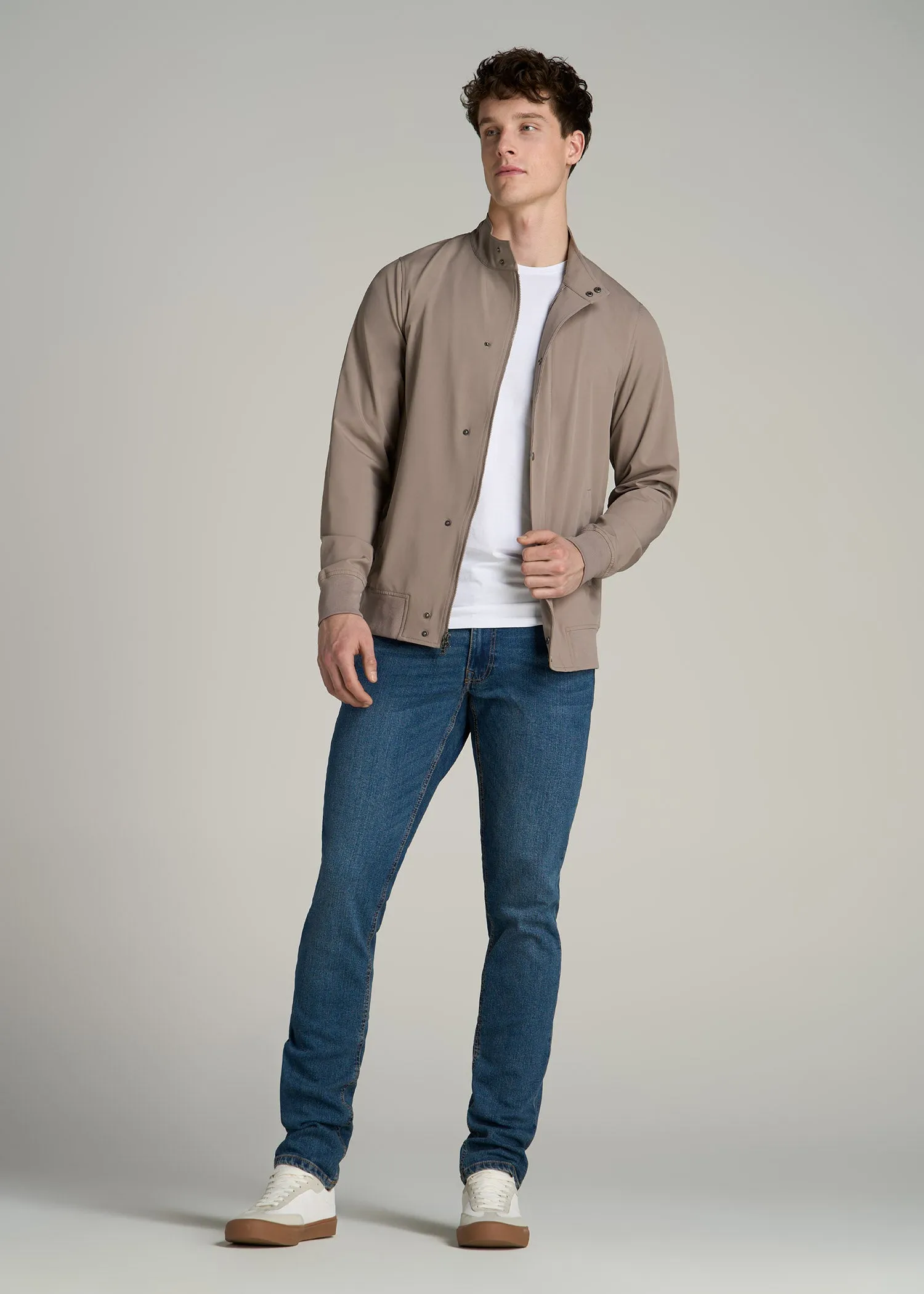 Motion Bomber Jacket for Tall Men in Portobello sold by American Tall product image thumbnail 4