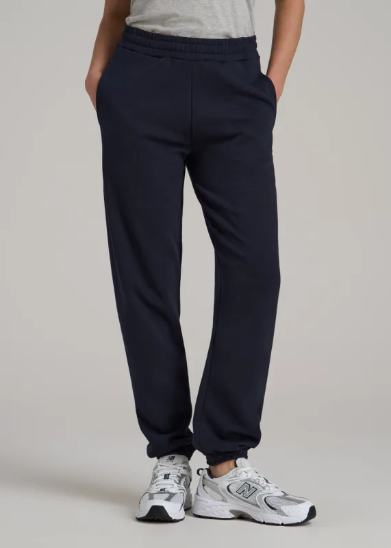 Wearever Fleece Relaxed Women's Tall Sweatpants in Evening Blue sold by American Tall