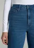 Chloe High Rise Flare Jeans for Tall Women in Washed Medium Indigo sold by American Tall