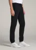 Wearever Fleece Elastic-Bottom Sweatpants for Tall Men in Black sold by American Tall