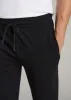 Wearever Fleece Elastic-Bottom Sweatpants for Tall Men in Black sold by American Tall