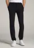 Wearever Fleece Elastic-Bottom Sweatpants for Tall Men in Black sold by American Tall