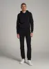 Wearever Fleece Elastic-Bottom Sweatpants for Tall Men in Black sold by American Tall