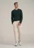 The Essential MODERN-FIT Crewneck Long Sleeve Tall Men's Tee in Pine Grove sold by American Tall