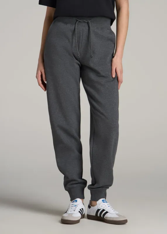 A.T. Basics Athletic Joggers for Tall Women in Charcoal Mix sold by American Tall