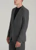Wool Blend Blazer for Tall Men in Anthracite Tweed sold by American Tall