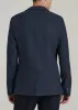 Wool Blend Blazer for Tall Men in Blue Birdseye sold by American Tall