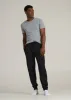 Waffle-Knit Lounge Jogger for Tall Men in Black sold by American Tall
