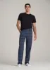 Plaid Pajama Pants for Tall Men in Grey and Cobalt Plaid sold by American Tall