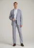 Stretch Linen Blazer for Tall Men in Navy Linen sold by American Tall