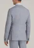 Stretch Linen Blazer for Tall Men in Navy Linen sold by American Tall