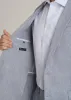 Stretch Linen Blazer for Tall Men in Navy Linen sold by American Tall