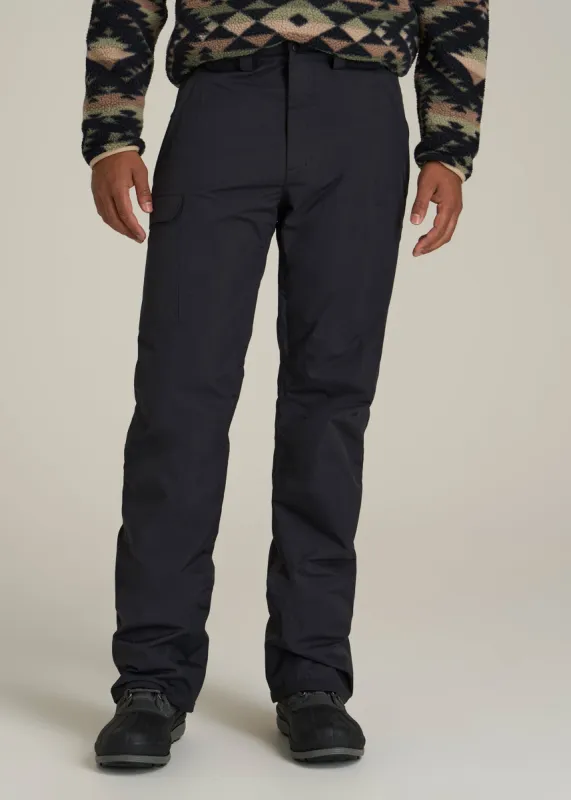 Snow Pants for Tall Men in Black sold by American Tall