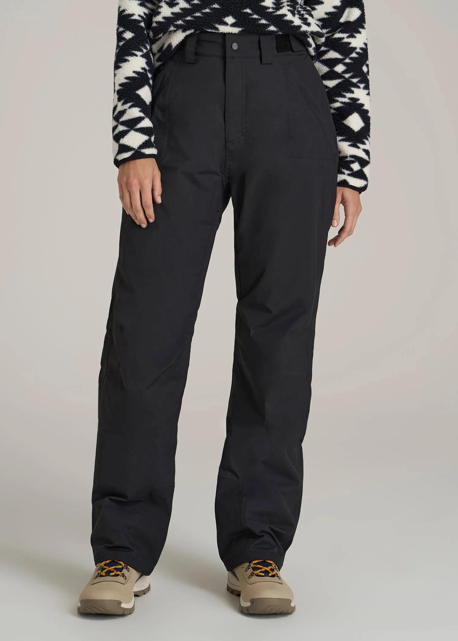 Snow Pants for Tall Women in Black sold by American Tall