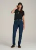 Regular Corporate Logo Tee for Women in Black sold by American Tall