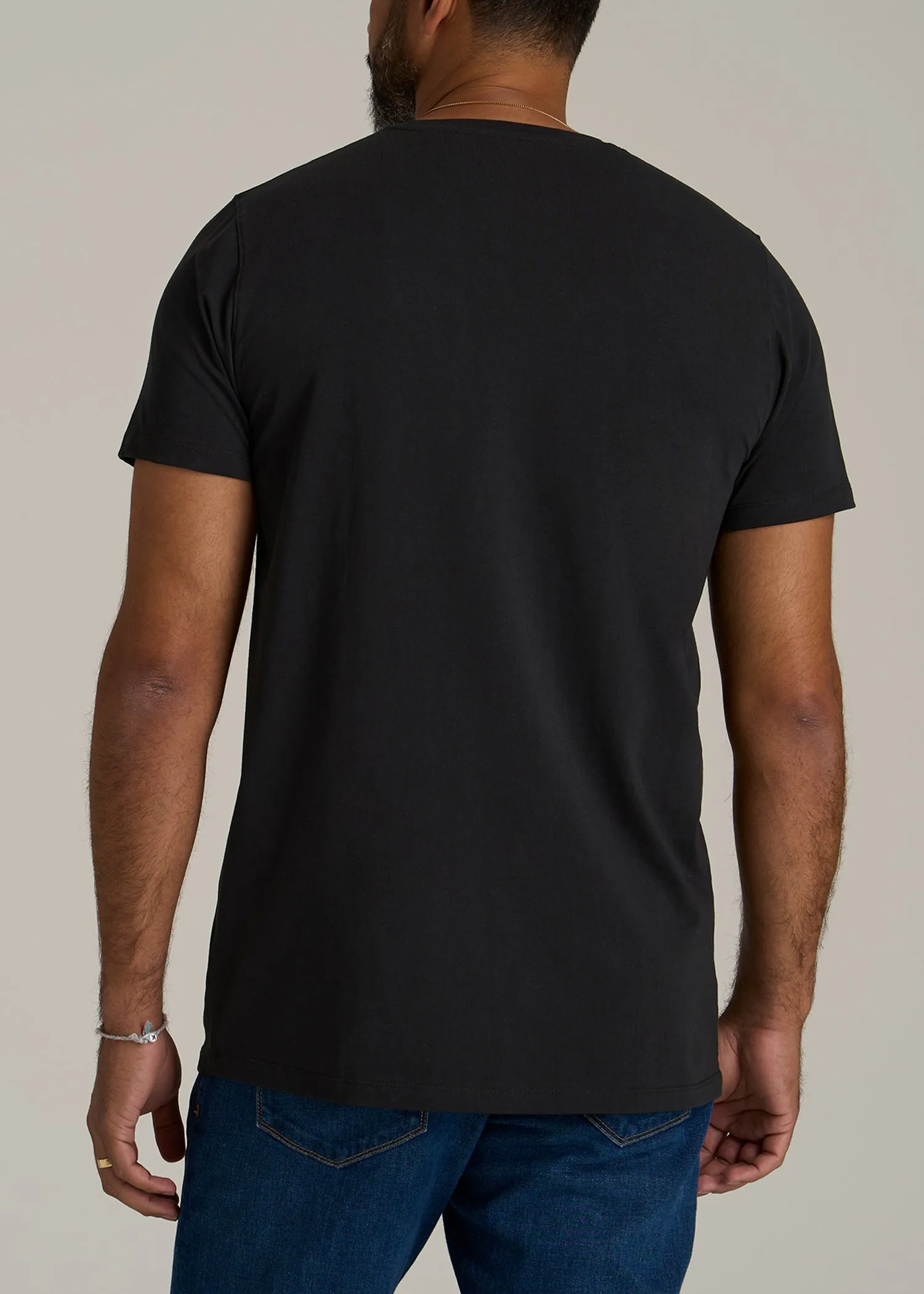 Logo Tee for Tall Men in Black sold by American Tall product image thumbnail 5