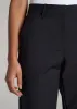 Flat Front Tapered Dress Pants for Tall Women in Black sold by American Tall