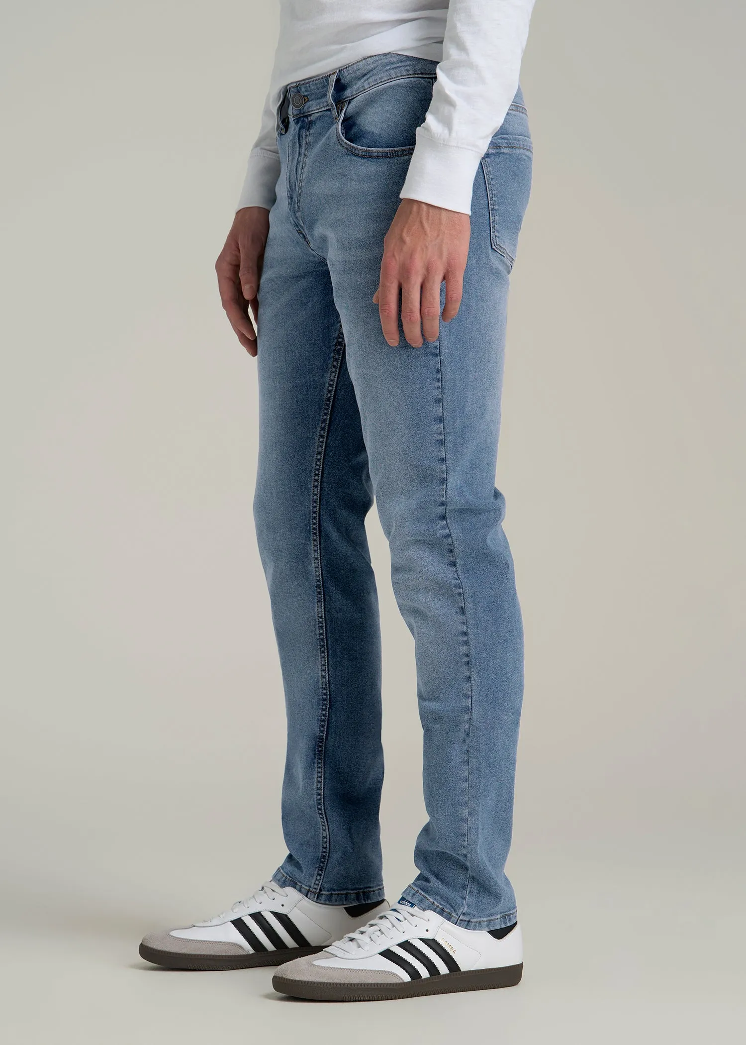 A.T. Basics Men's Carman Tapered fit Jeans for Tall Men in Tufts Blue sold by American Tall product image thumbnail 3
