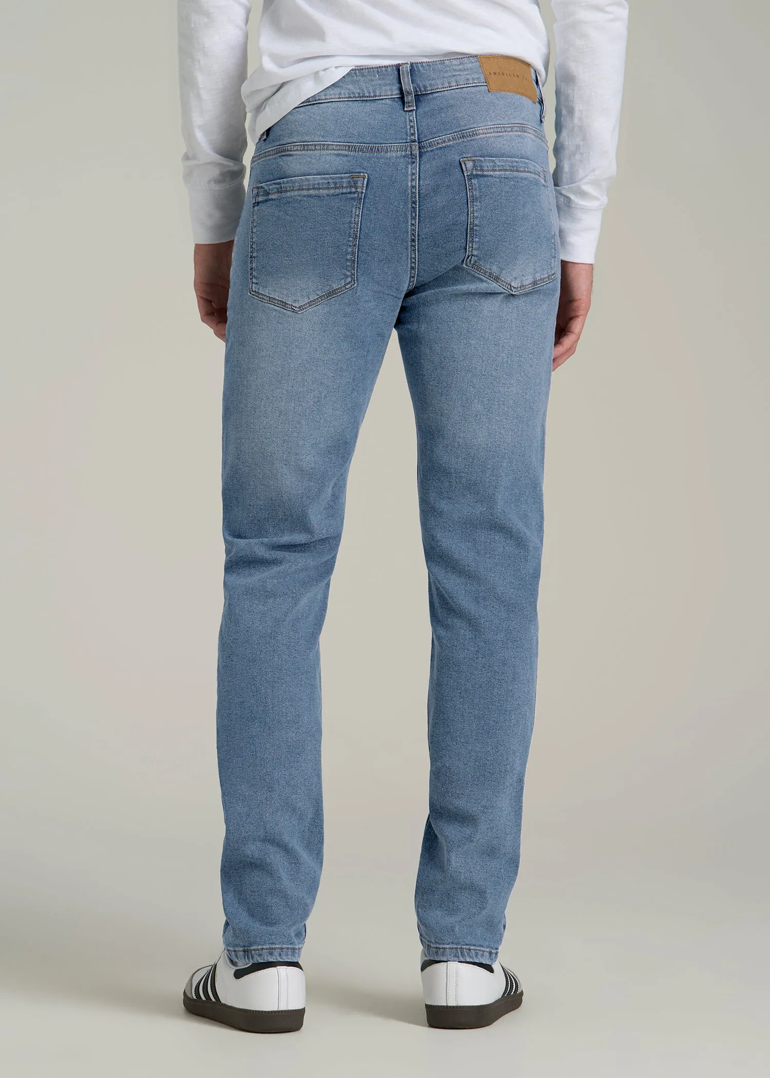 A.T. Basics Men's Carman Tapered fit Jeans for Tall Men in Tufts Blue sold by American Tall product image thumbnail 5
