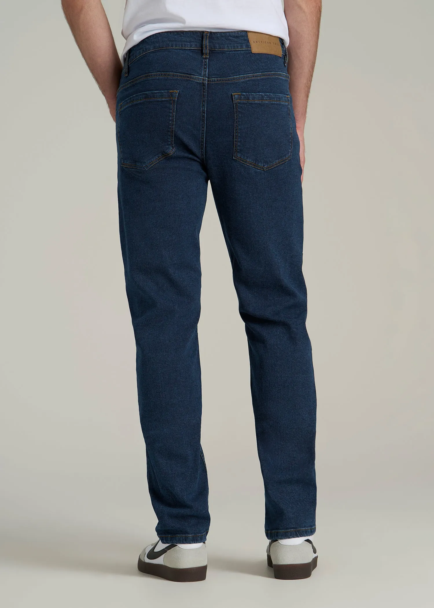 A.T. Basics Men's Carman Tapered fit Jeans for Tall Men in Charged Blue sold by American Tall product image thumbnail 5