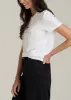 Logo Tee for Tall Women in White sold by American Tall