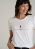 Logo Tee for Tall Women in White sold by American Tall