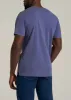 REGULAR-FIT Slub Tee for Tall Men in Future Dusk sold by American Tall