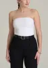 Cotton Tube Top for Tall Women in White sold by American Tall