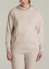 Wearever Fleece Relaxed Fit Women's Tall Hoodie in Shell sold by American Tall